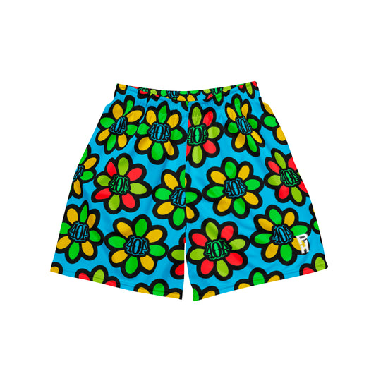404 Flower Mesh Shorts
