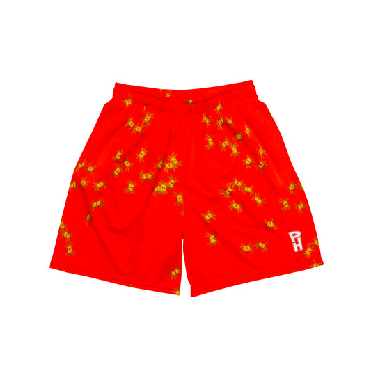 Sp404der Mesh Shorts - YLW/ORNG