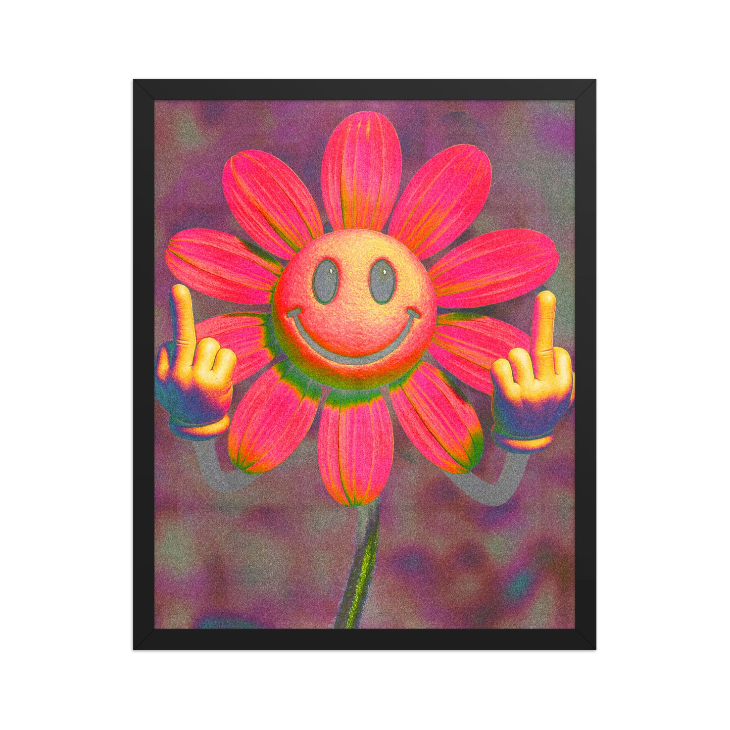 “**** Ya Flower” Iridescent Poster